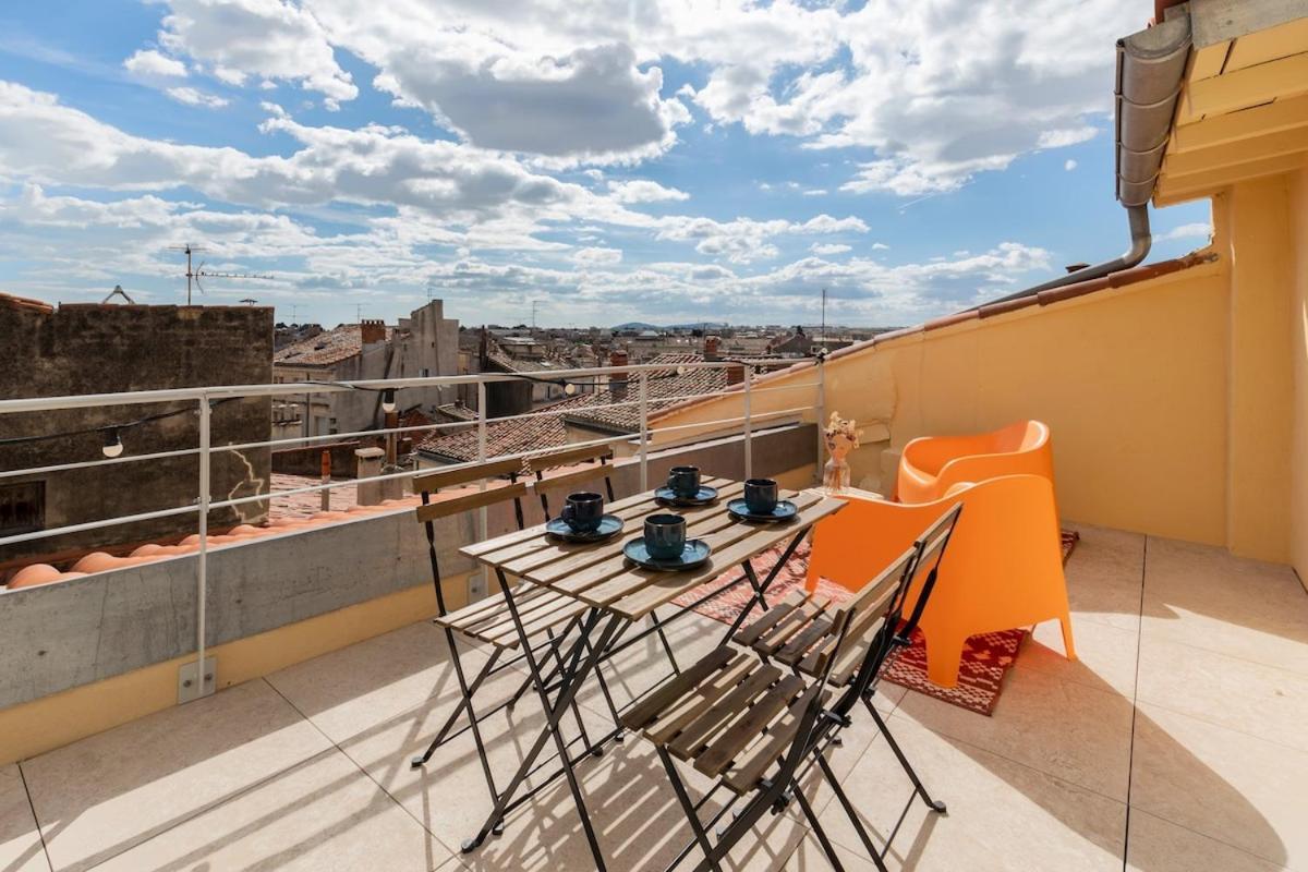 Le Panorama - Rooftop & Climatisation Apartment Montpellier